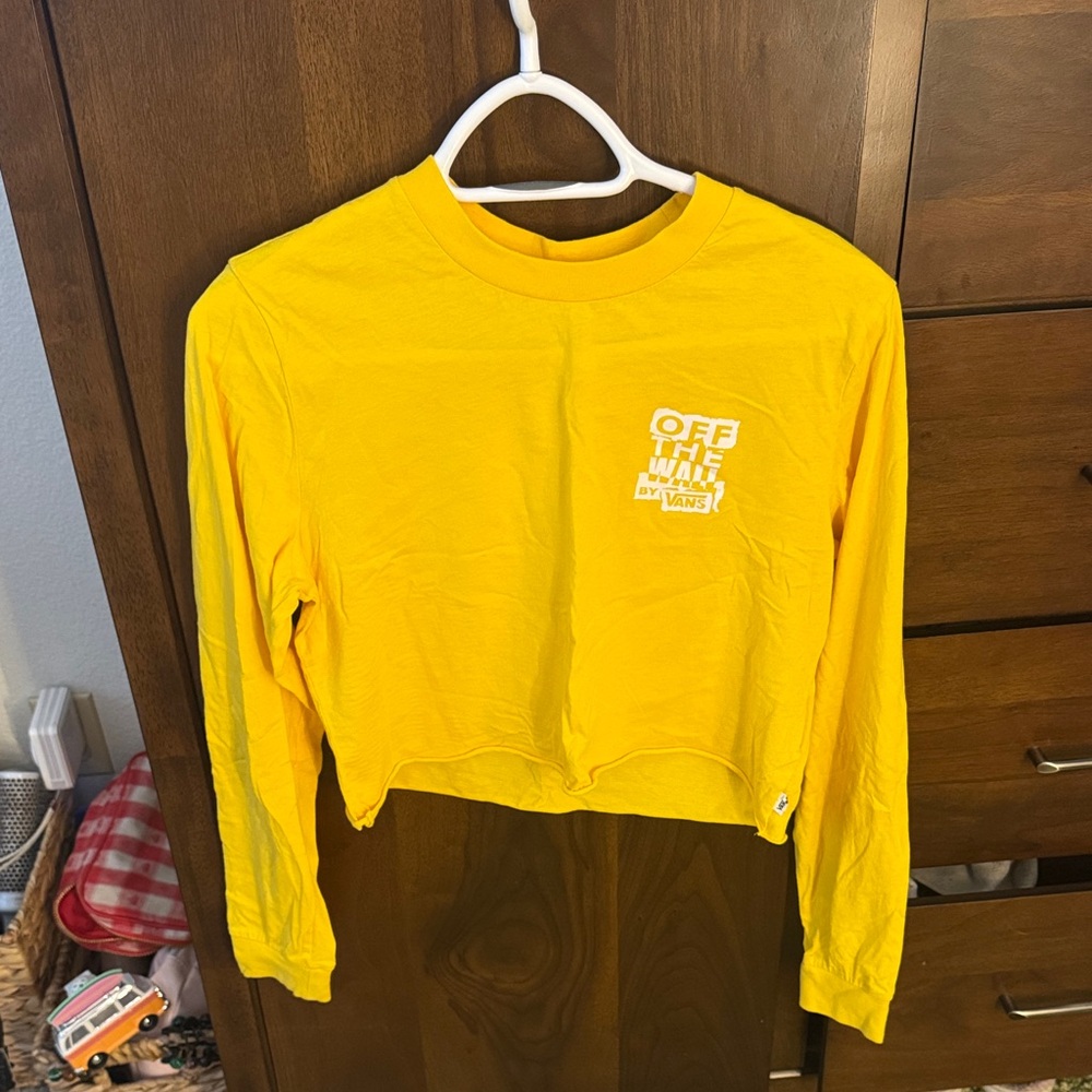 Vans Bright Yellow Long Sleeve Tee